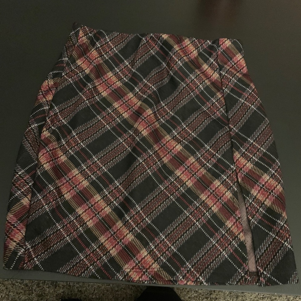 Plaid skirt